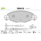 598416 Bremsbelagsatz, Scheibenbremse
