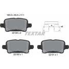 Textar Bremsbelagsatz, Scheibenbremse Q+ 2212901