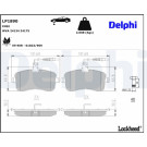 Delphi | Bremsbelagsatz, Scheibenbremse | LP1890 Delphi | Bremsbelagsatz, Scheibenbremse | LP1890