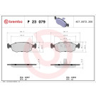 Brembo | Bremsbelagsatz, Scheibenbremse | P 23 079