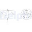 Delphi | Bremsscheibe | BG4329