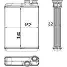 Mahle Wärmetauscher, Innenraumheizung BEHR Premium Line AH 190 000P