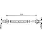 BOSCH | Bremsschlauch | 1 987 481 743