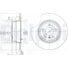 Delphi | Bremsscheibe | BG3629