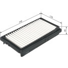 BOSCH 1 457 433 950 Luftfilter