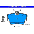 ATE | Bremsensatz, Scheibenbremse | 24.0112-0217.2 + 13.0460-2840.2