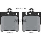 Textar Bremsbelagsatz, Scheibenbremse Q+ 2189803