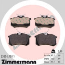 Zimmermann | Bremsbelagsatz, Scheibenbremse | 23554.150.1