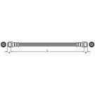 Metzger | Bremsschlauch | 4110360