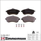 24306.205.1 Bremsbelagsatz, Scheibenbremse 24306.205.1 Bremsbelagsatz, Scheibenbremse