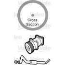 509770 Dichtung, Kühlmittelrohrleitung