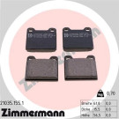 Zimmermann | Bremsbelagsatz, Scheibenbremse | 21035.155.1