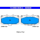 13.0460-5640.2 Bremsbelagsatz, Scheibenbremse