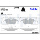 Delphi | Bremsbelagsatz, Scheibenbremse | LP2286 Delphi | Bremsbelagsatz, Scheibenbremse | LP2286