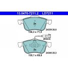 Bremsbelagsatz, Scheibenbremse ATE Ceramic 13.0470-7211.2