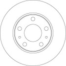 TRW | Bremsscheibe | DF6287
