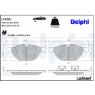 Delphi | Bremsbelagsatz, Scheibenbremse | LP2091 Delphi | Bremsbelagsatz, Scheibenbremse | LP2091