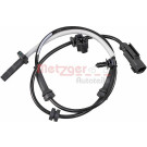2 x METZGER Sensor, Raddrehzahl | 09001454