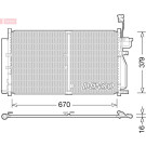 Denso | Kondensator, Klimaanlage | DCN15003
