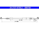 24.3727-0750.2 Seilzug, Feststellbremse