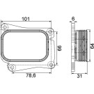 Mahle | Ölkühler, Motoröl | CLC 111 000S