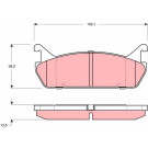 GDB887 Bremsbelagsatz, Scheibenbremse
