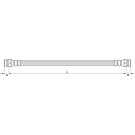 Metzger | Bremsschlauch | 4110319