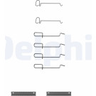 Delphi LX0080 Zubehörsatz, Scheibenbremsbelag