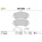 Valeo | Bremsbelagsatz, Scheibenbremse | 601389