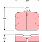 GDB300 Bremsbelagsatz, Scheibenbremse