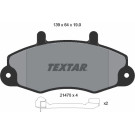 Textar | Bremsbelagsatz, Scheibenbremse | 2147002
