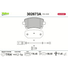 Valeo | Bremsbelagsatz, Scheibenbremse | 302673A