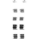 Hella | Zubehörsatz, Scheibenbremsbelag | 8DZ 355 203-861