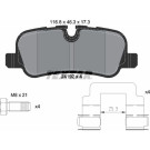 Textar Bremsbelagsatz, Scheibenbremse Q+ 2419201