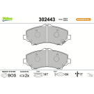 Valeo Bremsbelagsatz, Scheibenbremse ESSENTIAL 302443