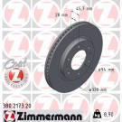 Zimmermann | Bremsscheibe | 380.2173.20