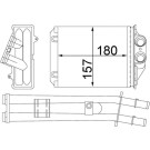 Mahle | Wärmetauscher, Innenraumheizung | AH 213 000S