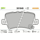 301849 Bremsbelagsatz, Scheibenbremse ESSENTIAL