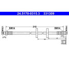 ATE | Bremsschlauch | 24.5170-0315.3