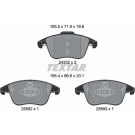 Textar | Bremsbelagsatz, Scheibenbremse | 2433205