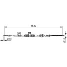 1 987 482 519 Seilzug, Feststellbremse 1 987 482 519 Seilzug, Feststellbremse