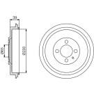 BOSCH | Bremstrommel | 0 986 477 194