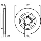 BOSCH | Bremsscheibe | 0 986 478 574