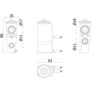 Mahle | Expansionsventil, Klimaanlage | AVE 143 000P Mahle | Expansionsventil, Klimaanlage | AVE 143 000P
