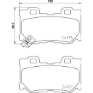 Hella Pagid | Bremsbelagsatz, Scheibenbremse | 8DB 355 015-421