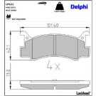 Delphi Bremsbelagsatz, Scheibenbremse LP521
