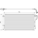 Valeo | Kondensator, Klimaanlage | 822667