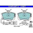 13.0470-2877.2 Bremsbelagsatz, Scheibenbremse ATE Ceramic