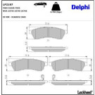 Delphi Bremsbelagsatz, Scheibenbremse LP2197