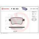 Brembo | Bremsbelagsatz, Scheibenbremse | P 68 043